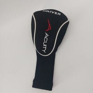 Golf Club Cover Acuity Driver Headcover Black Sports Sock Pullover